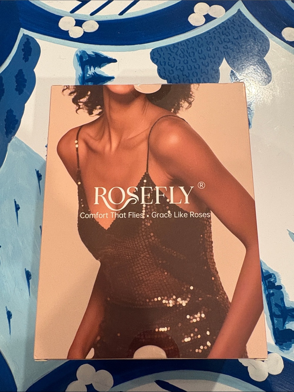 NIB Rosefly  - Deep V Leopard Sticky Bra C